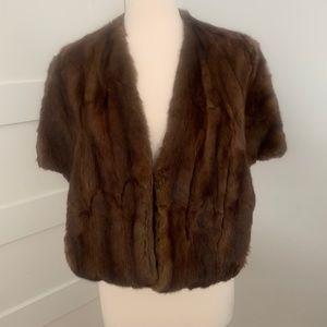 Vintage Mink Stole• fits 8-10 possible 12